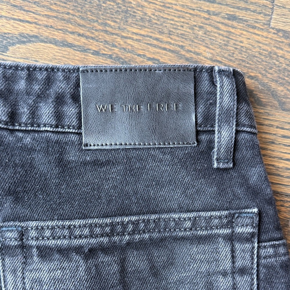 We The Free Washed Vintage Black Wide-Leg Ankle Jeans size 28 NWOT - Picture 13 of 13